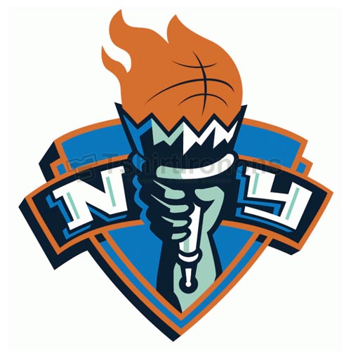 New York Liberty T-shirts Iron On Transfers N5685 - Click Image to Close